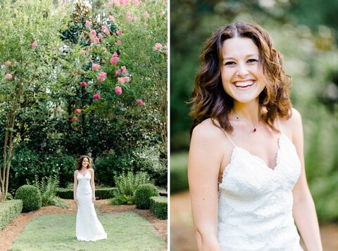 bridal portraits at fox hollow nc