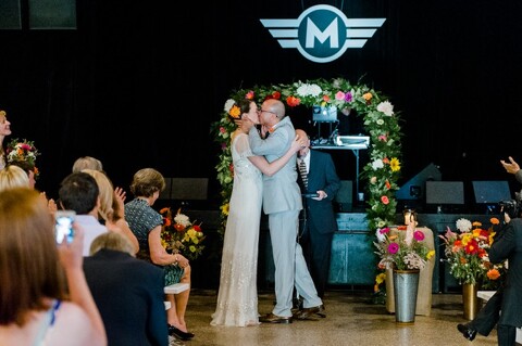 Motorco Music Hall Wedding Durham
