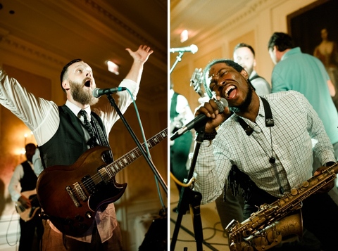 myers park country club wedding the shakedown band
