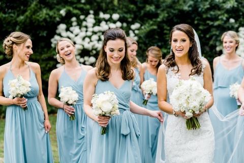 Joanna August bridesmaids dresses