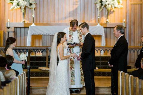 Ceremony at the St. Michael's Episcopal Church