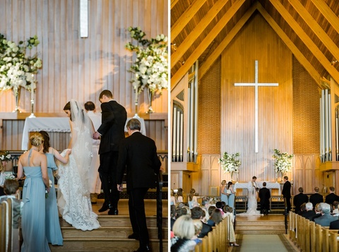 Ceremony at the St. Michael's Episcopal Church
