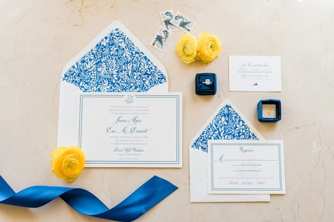 Blue and Yellow Wedding Ideas