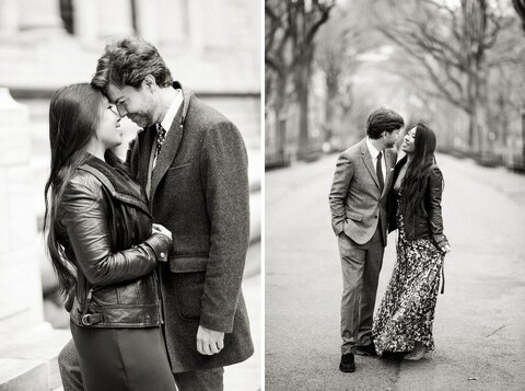 Romantic NYC engagement session