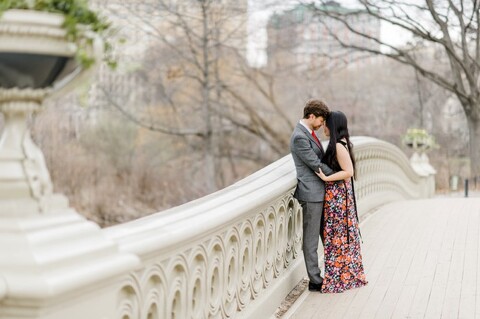 Central Park Engagement Photos