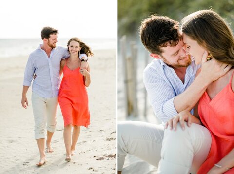 Beach Engagement Photos