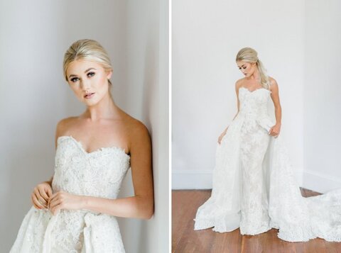 bridal portraits pronovias wedding dress