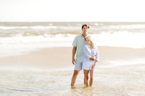 Beach engagement photos