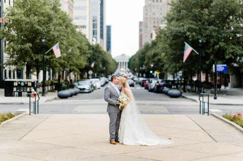 Downtown Raleigh Wedding coordinated by Events by La Fete