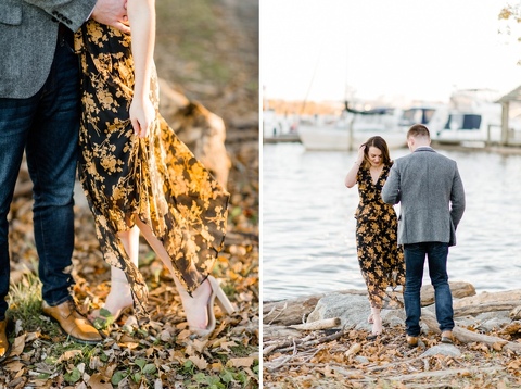 Old Town Alexandria VA Engagement Photos