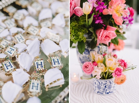 The Argyle Wedding. Flowers by Trinity Flowers. Sweet August Events Wedding. Pink and blue wedding ideas.