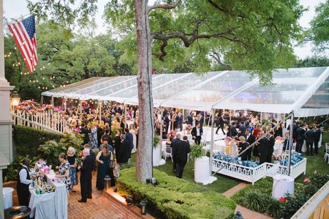 The Argyle Weddings. Flowers by Trinity Flowers. Sweet August Events Wedding. Pink and blue wedding ideas.