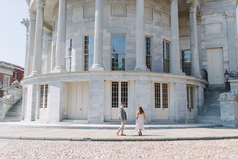 Downtown Philadelphia engagement