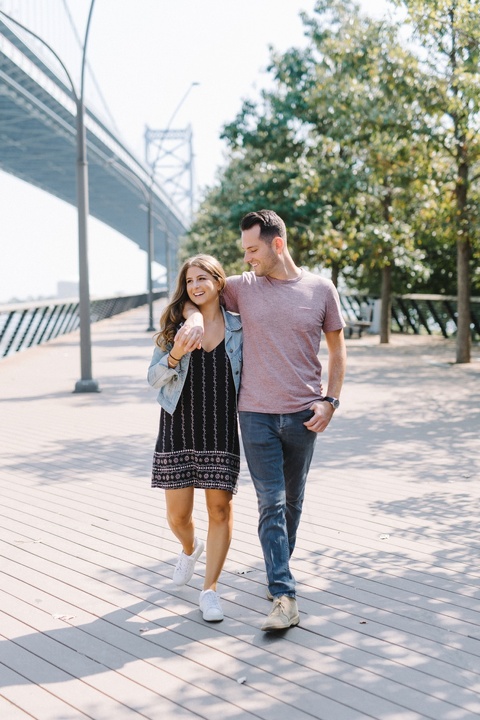 Engagement photos in Philadelphia