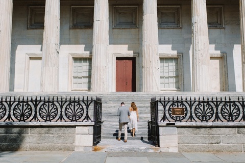 Downtown Philadelphia engagement