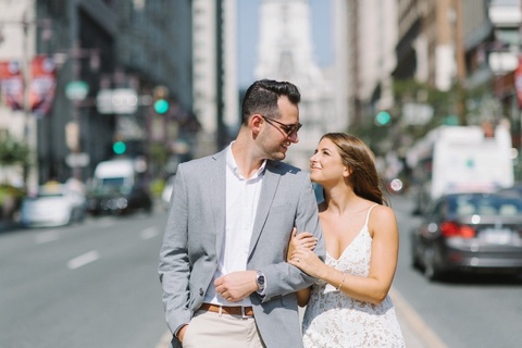 Engagement photos in Philadelphia