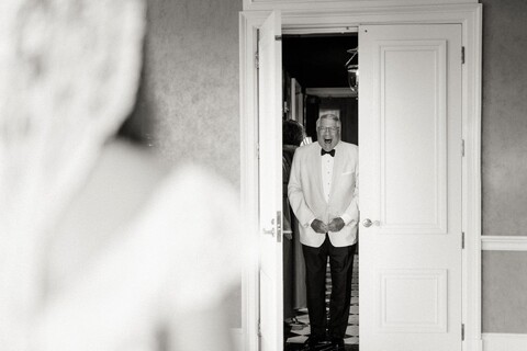 Father and Daughter first look at the Charlotte Country Club