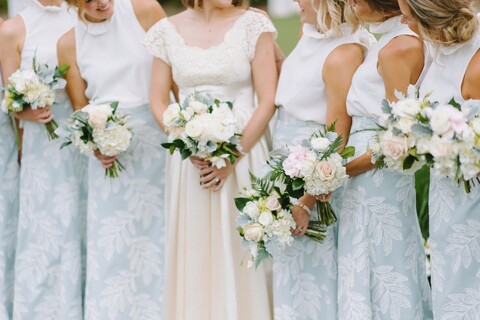 Wedding bouquets by In Bloom ltd. Planning by Hall & Webb