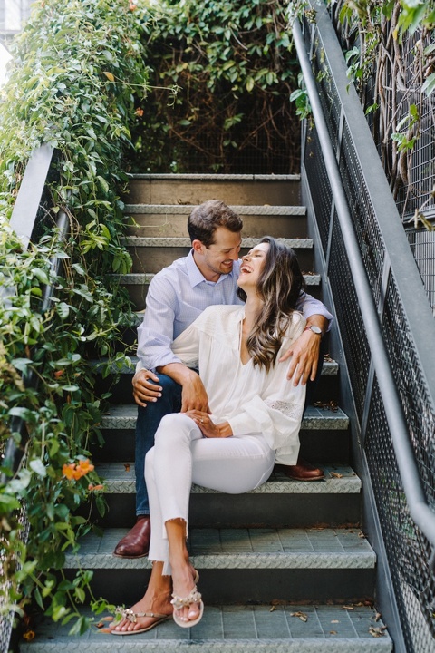 Engagement photos at The Pearl in San Antonio