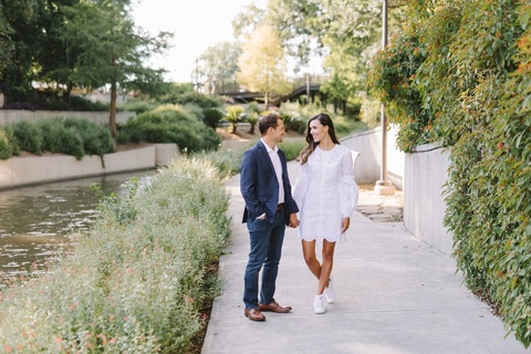 Engagement photos at The Pearl in San Antonio