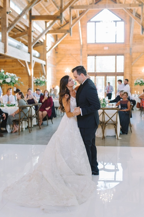 first dance at the addison grove wedding in austin