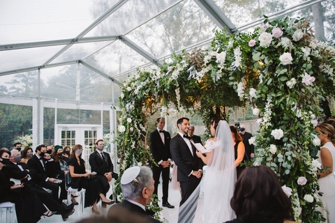 Intimate At Home Jewish Wedding in Houston
